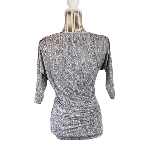 ARMANI EXCHANGE AX Tunic Geomatric Zipper Neckline XS - Picture 3 of 11